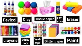 10 Home made craft materials itemsHow to make Craft Materials in home for School10 Ghar pe Crafts🤩 [upl. by Bamberger]