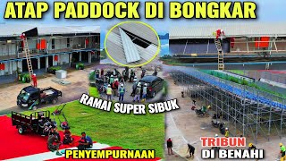 bulan puasa paddock di benahi sirkuit mandalika makin sibuk ramai persiapan 😱 motoGP [upl. by Nolla4]