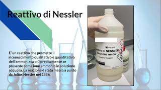 Determinazione dellammoniaca con il reattivo di Nessler [upl. by Eniowtna38]