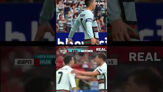 Ronaldo Euro Goal Recreated in FIFA 22 fifa fifa22 football gaming fut eafc shorts [upl. by Winfred187]