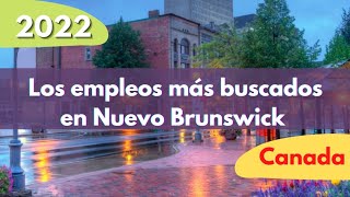 2022 CUALES SON LOS SECTORES MAS REQUERIDOS amp DONDE BUSCAR EMPLEO EN NUEVO BRUNSWICK ❤❤❤ CANADA [upl. by Platt]