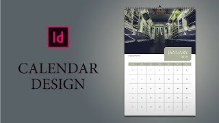 Only 16 Minutes How to design a Calendar in InDesign [upl. by Cleodal]