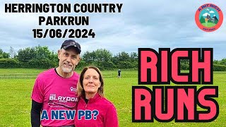 RICH RUNS  HERRINGTON COUNTRY PARKRUN  15062024 [upl. by Ataeb106]