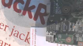 How to repair a broken dc power jack socket input port on laptop asus x54l k54l [upl. by Aneert]