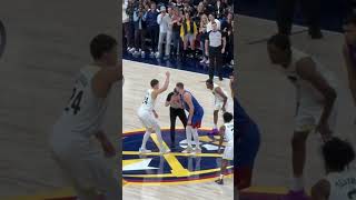 Walker Kessler and Nikola Jokic jump ball denvernggets nba milehighbasketball ❤️🏀♾️ [upl. by Ase]