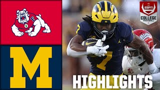 Fresno State Bulldogs vs Michigan Wolverines  Full Game Highlights [upl. by Lilak]