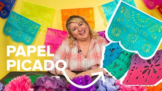 DIY Papel Picado Mexican Perforated Paper [upl. by Lleral56]