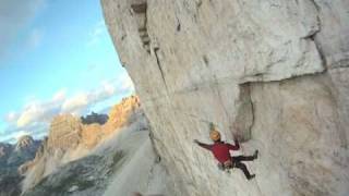 Tre Cime di Lavaredo Dolomites Climbing [upl. by Anaitsirc733]