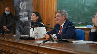 Conférence de JeanLuc Mélenchon à la Sorbonne  MelenchonSorbonne [upl. by Korfonta675]