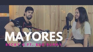 MAYORES  BECKY G FT BAD BUNNY  LIVE COVER  CAROLINA GARCÍA [upl. by Gilba]