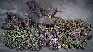 Warhammer World Record Painting 220 Orks in just 7 days [upl. by Hayalat]