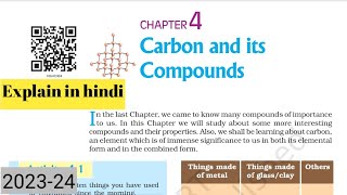 Carbon and its compound Chapter 4 Class 10 Science cbsencert [upl. by Klina]