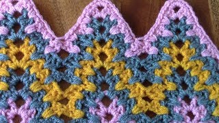 Haken  tutorial 318 zigzagpatroon [upl. by Karin]