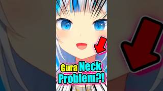 Gura Went Chiro For NECK Problem🤔 gawrgura gura vtuber hololiveen hololive [upl. by Teragramyram256]