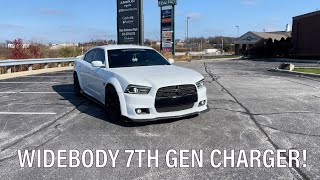 Custom Vicrez widebody kit installation for 1114 Dodge Charger Tutorial [upl. by Alocin]