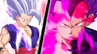 Beast Gohan vs Ultra Ego Vegeta  Sprite Animation [upl. by Anait]