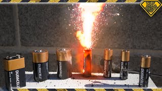 4 Experiments with Batteries We Explores Battery Explosion Battery Blast amp More In This Experiment [upl. by Auoz955]