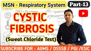 Cystic fibrosis disease  sweat chloride test  respiratory msn part13 [upl. by Lebasi]