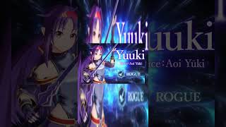 YUUKI character trailer  Sword Art Online Fractured Daydream gaming shorts swordartonline [upl. by Fern]