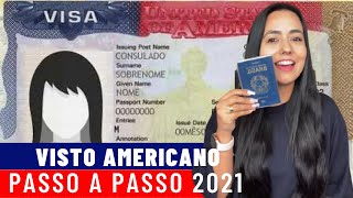 COMO PREENCHER A DS160  PASSO A PASSO COMPLETO  FORMULÁRIO PARA O VISTO AMERICANO 2021 [upl. by Retswerb]