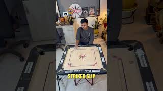 STRIKER SLIP Carrom Shot and 3 coin Pocketed [upl. by Katerina153]