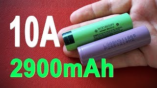 Panasonic NCR18650PF vs LG MG1 2900mAh Liion batteries capacity test [upl. by Divadleahcim]