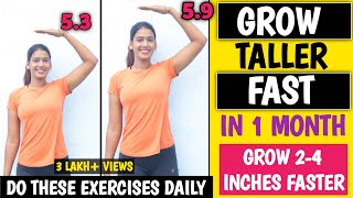 Grow Taller Fast In 1 Month  Boost Height with These Effective stretching Exercises growtaller [upl. by Ahsiekim]