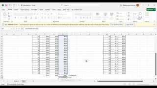 Calculation of Bioequivalence data on excel [upl. by Ainar]