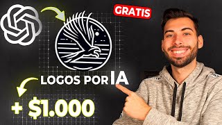 Crea un LOGO con Inteligencia Artificial GRATIS que valga  1000 🎨 Tutorial Sencillo paso a paso [upl. by Berne]