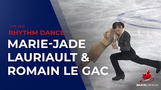 MARIEJADE LAURIAULT amp ROMAIN LE GAC RD  Skate Canada 2018  1080pSans commentaire [upl. by Ynnelg]