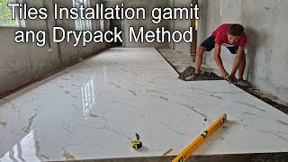 Madaling Paraan sa Pag Tiles Pag Direct ang Tiles sa Drypack Method [upl. by Brabazon]