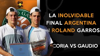 La INOLVIDABLE FINAL ARGENTINA en ROLAND GARROS  CORIA VS GAUDIO [upl. by Mason809]