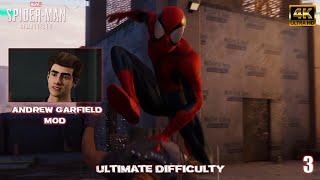 Ultimate SpiderMan Andrew Garfield Face Part 3  SpiderMan PC MOD [upl. by Avehs]