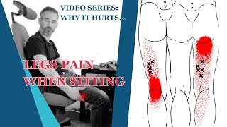 Thigh Pain When Sitting  Simple Steps to HEAL Hamstring Strain FAST [upl. by Sirmons]