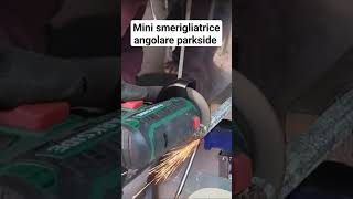 mini smerigliatrice angolare parkside 12v anglegrinder parkside lidl review tools howto diy [upl. by Humbert]