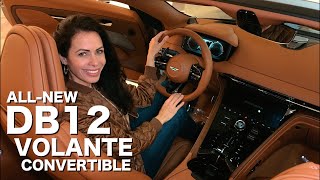 ALLNEW Aston Martin DB12 Volante • CONVERTIBLE [upl. by Noble]