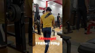 How to do bench press  198LBS bench pressfitness motivation powerfitness fitnesscenter sports [upl. by Ninazan776]