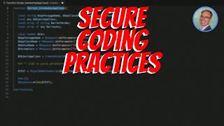 Secure Coding Practices [upl. by Horatia617]