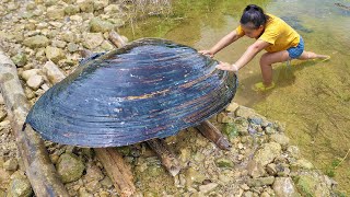 This elderly pearl clam is unique and has a high possibility of producing unique pearls [upl. by Diogenes]