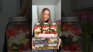 Highprotein Meal Prep  100G protein💪🏻 Link to recipes⬆️ highprotein mealprep healthyrecipes [upl. by Langley]