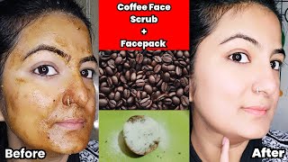 Viral DIY Facemask  Scrub Using Rice amp Coffee  Removes SuntanDark Spots amp Pigmentation [upl. by Ydnam]