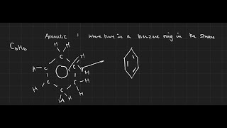 Aliphatic Alicyclic and Aromatic Hydrocarbons  Organic Chemistry Alevel [upl. by Sirahs]