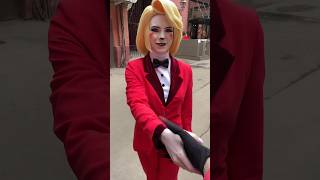 Shake Alastor’s hand cosplay hazbinhotel alastor alastorcosplay hazbinhotelcosplay helluvaboss [upl. by Wickman]