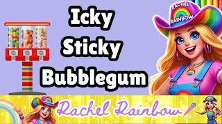 Icky Sticky Bubble Gum  Ms Rachel Rainbow  Pop Songs for Littles  Toddler Learning [upl. by Kippie701]