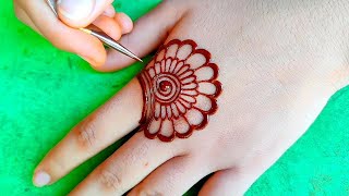 Latest amp Beautiful Back Hand Mehndi Design  Easy amp Trendy Mehndi Design [upl. by Hnil101]