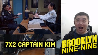 Brooklyn NineNine Season 7 Episode 2 Captain Kim Reaction [upl. by Gnoud]