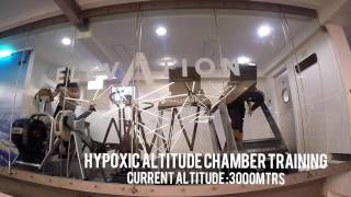 Training for Kilimanjaro in the hypoxic chamber [upl. by Elfrida84]