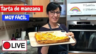 Tarta de manzana fácil 🔴DIRECTO [upl. by Arni]