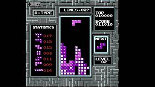 NES Tetris Gameplay cuz im bored [upl. by Ebberta]