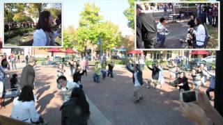 Fairfax Cornerstone Surprise Flash Mob Wedding Proposal   Bruno Mars marry you kpop dance [upl. by Yot]